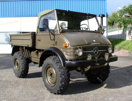 1978 Unimog 406 Ex-Bundeswehr Convertible Cab with Hydraulics