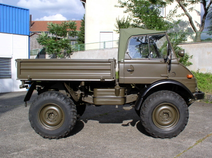 1978 Unimog 406 Ex-Bundeswehr Convertible Cab with Hydraulics