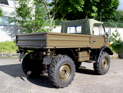 1978 Unimog 406 Ex-Bundeswehr Convertible Cab with Hydraulics