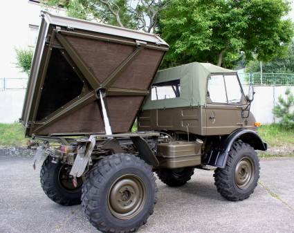 1978 Unimog 406 Ex-Bundeswehr Convertible Cab with Hydraulics