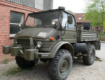 1978 Unimog 406 Ex-Bundeswehr Convertible Cab with Hydraulics