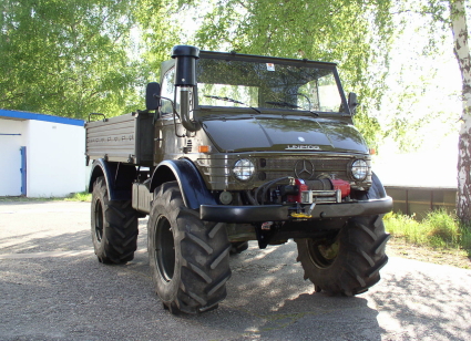 1973 Unimog 416 Turbo, Convertible Cab, Winch, 245 HP