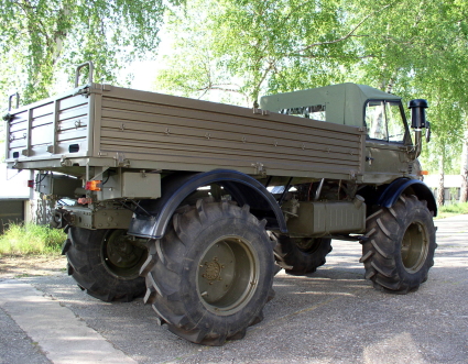 1973 Unimog 416 Turbo, Convertible Cab, Winch, 245 HP