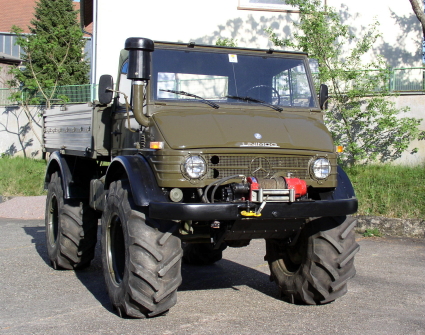 1973 Unimog 416 Turbo, Convertible Cab, Winch, 245 HP