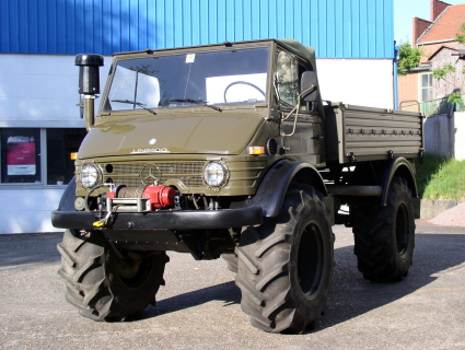 1973 Unimog 416 Turbo, Convertible Cab, Winch, 245 HP