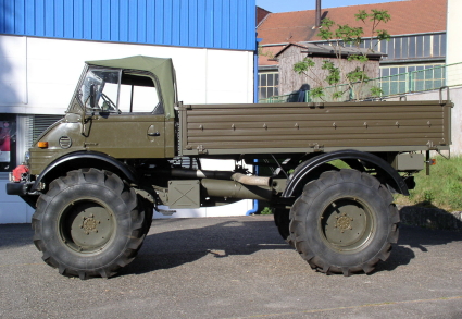 1973 Unimog 416 Turbo, Convertible Cab, Winch, 245 HP