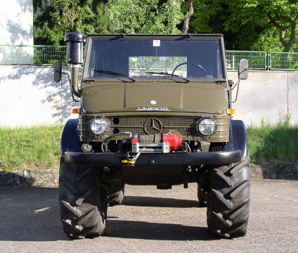 1973 Unimog 416 Turbo, Convertible Cab, Winch, 245 HP